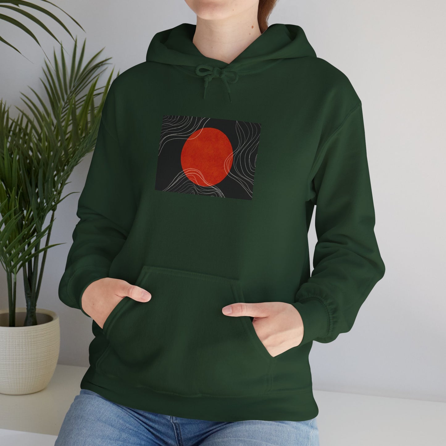 Minimalist Graphic Hoodie for Comfort, Cozy Sweatshirt for Everyday Wear, Trendy Hooded Pullover, Casual Gift for Friends