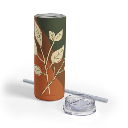 Autumn Leaves Tumbler, Fall Travel Mug, Eco-Friendly Drinkware, Perfect for Gifts, Seasonal Decor, 20oz Skinny Cup