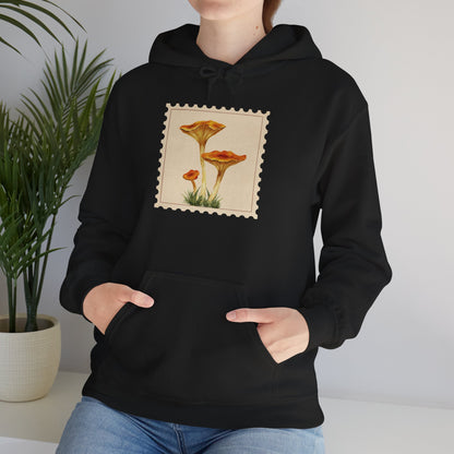 Botanical Print Hoodie, Cozy Sweatshirt, Nature Lover Gift, Comfortable Casual Wear, Fall Fashion, Unisex Hoodie, Comfy Mushroom Hoodie, Nature Vibes, Perfect for Fall