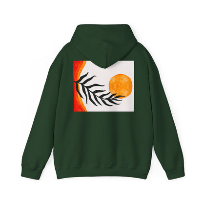 Lotus and Sunset Unisex Hoodie - Cozy Gift for Mindfulness, Meditation, or Nature Lovers, Perfect for Fall and Winter