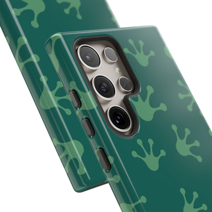 Frog Print Phone Case, Nature Lover Gift, Eco-Friendly Cover, Fun Green Design, Unique Frog Accessories