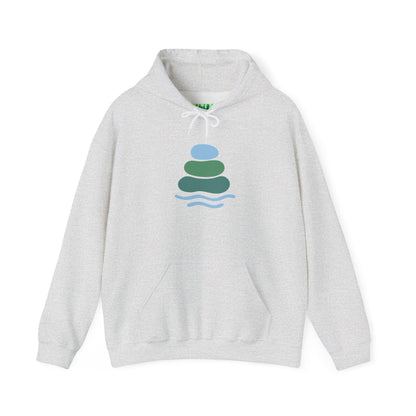 Zen-Inspired Unisex Hooded Sweatshirt, Relaxing Sweatshirt, Comfortable Hoodie, Gift for Meditation Lovers, Cozy Outerwear for All Occasions