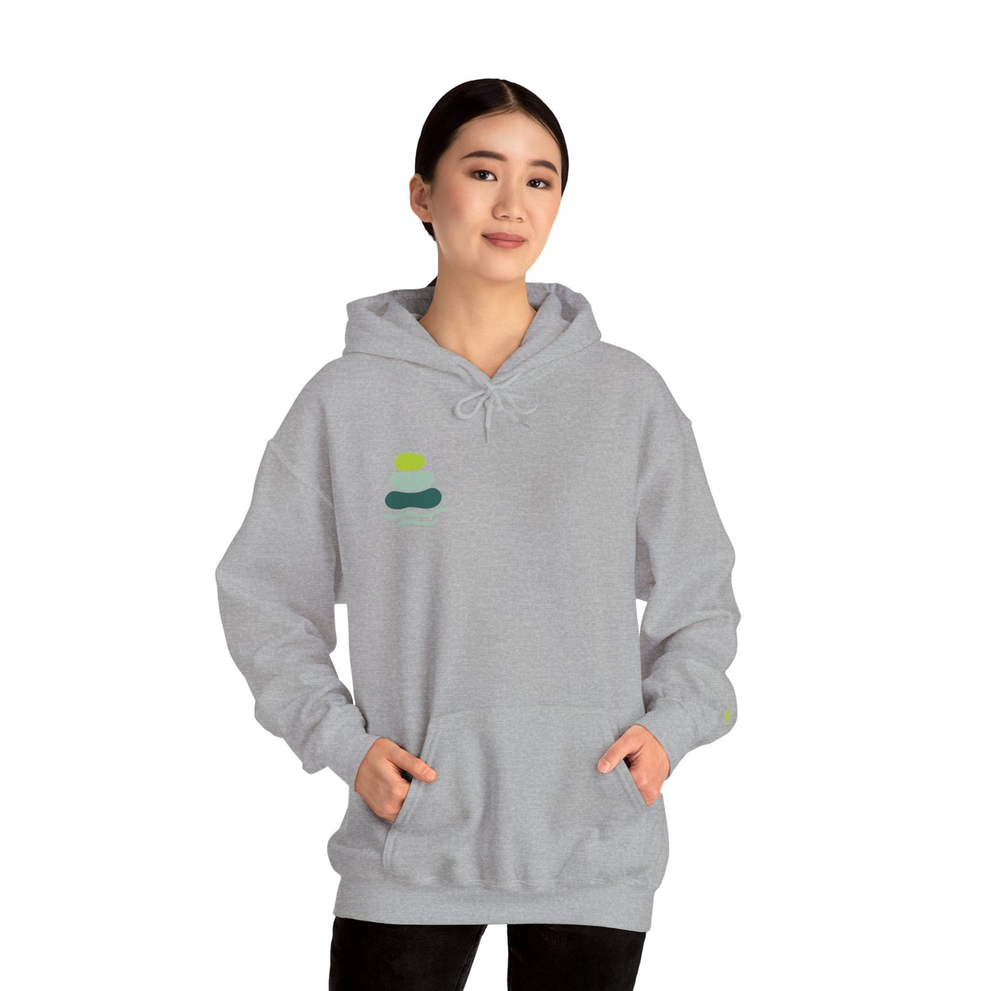 Nature-Inspired Unisex Hooded Sweatshirt, Comfortable Pullover, Casual Clothing, Eco-Friendly Gift, Chill Vibe Hoodie, Relaxing Outfit