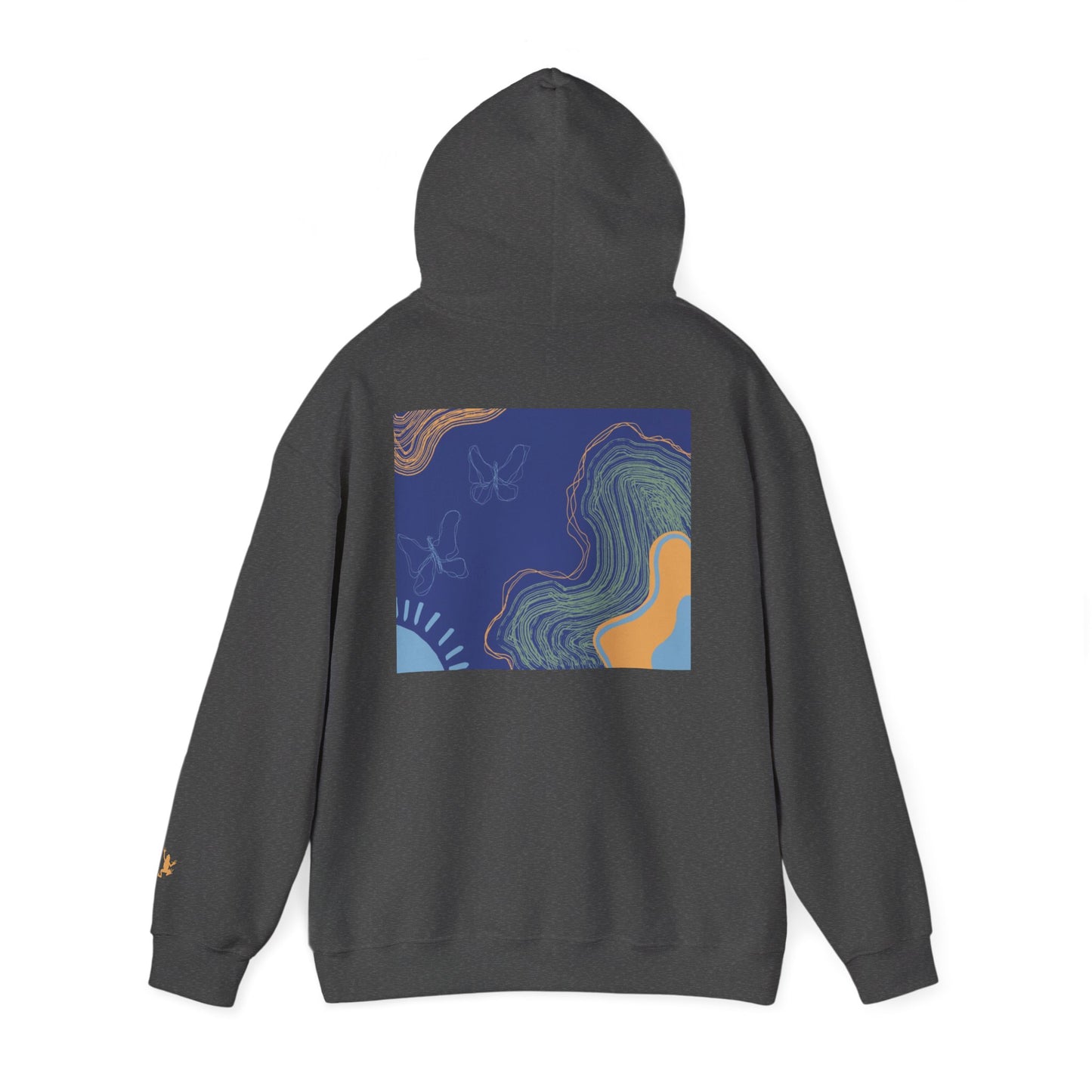 Unisex Heavy Blend™ Hooded Sweatshirt - Cozy Everyday Comfort, Perfect Gift for Nature Lovers and Art Enthusiasts