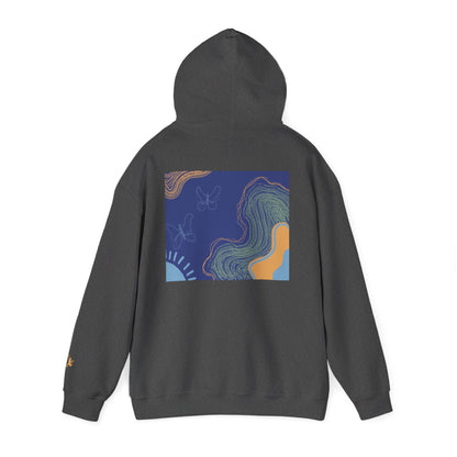 Unisex Heavy Blend™ Hooded Sweatshirt - Cozy Everyday Comfort, Perfect Gift for Nature Lovers and Art Enthusiasts