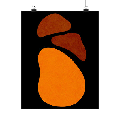 Modern Abstract Matte Vertical Posters, Minimalist Wall Art, Boho Decor, Home Office Artwork, Gift for Art Lovers