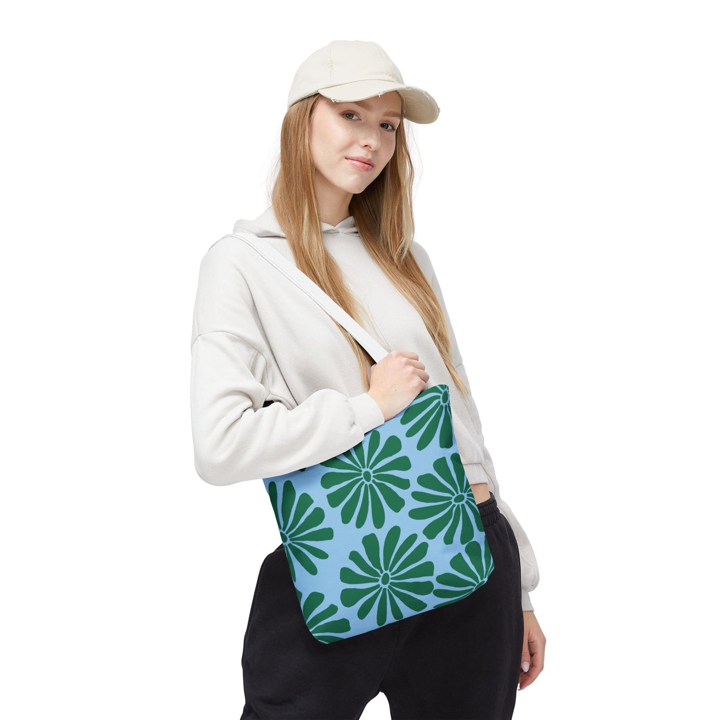 Stylish Floral Tote Bag, Eco-Friendly Shopping Bag, Everyday Carryall, Summer Accessory, Gift for Her