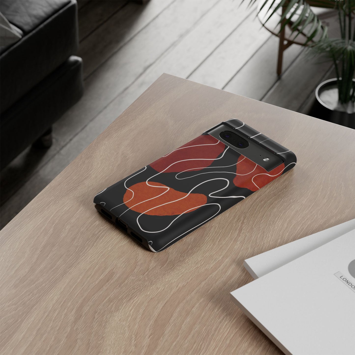 Stylish Phone Case with Abstract Design, Tough Cases for Modern Life, Trendy Phone Accessory, Unique Gift Idea, Holiday Present