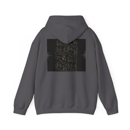 Lotus Design Hooded Sweatshirt, Unisex Hoodie, Cozy Fashion, Yoga Gift, Spiritual Apparel, Meditation Wear, Gift for Him, Gift for Her, Fall Crewneck, Autumn Vibes
