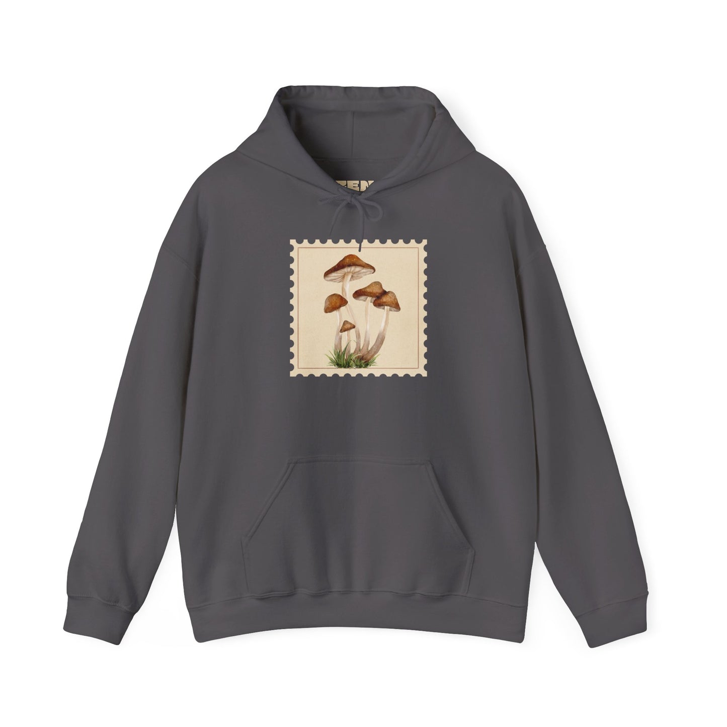 Mushroom Art Hoodie, Cozy Sweatshirt, Nature Lover Gift, Unisex Pullover, Boho Style Apparel, Fall Fashion, Eco-Friendly Wear, Artsy Sweatshirts, Aesthetic Hoodies, Graphic, Nature-inspired