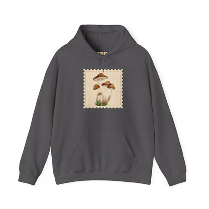 Mushroom Art Hoodie, Cozy Sweatshirt, Nature Lover Gift, Unisex Pullover, Boho Style Apparel, Fall Fashion, Eco-Friendly Wear, Artsy Sweatshirts, Aesthetic Hoodies, Graphic, Nature-inspired