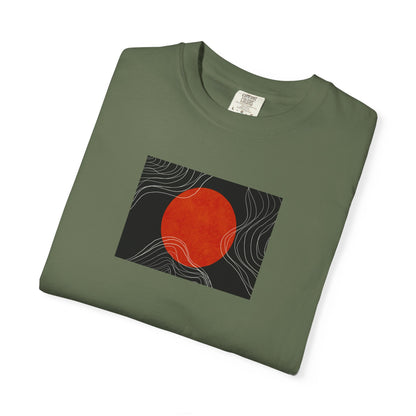 Sunset Vibes Unisex T-Shirt, Casual Summer Tee, Bohemian Shirt, Gift for Art Lovers, Men's and Women's Fashion