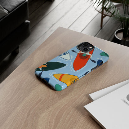 Kayak Phone Case - Tough Cases for Outdoor Enthusiasts, Birthday Gifts, Adventure Gear, Kayaking Accessories, Nature Lover Decor, Artsy Phone Cases