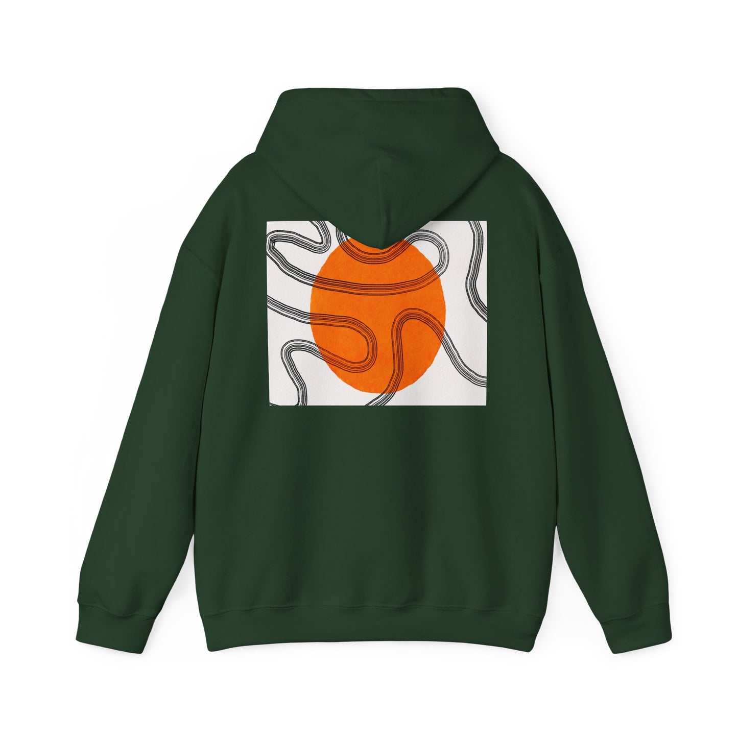 Lotus & Sun Graphic Hoodie - Cozy Unisex Sweatshirt, Trendy Casual Wear, Yoga Gift, Inspirational Apparel, Relaxed Style