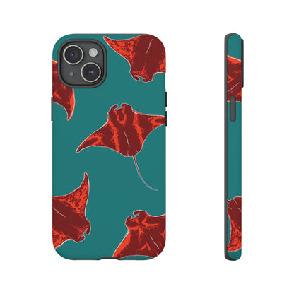 Manta Ray Phone Case, Tropical Phone Cover, Ocean Vibe Accessories, Summer Gift Idea, Marine Animal Merchandise