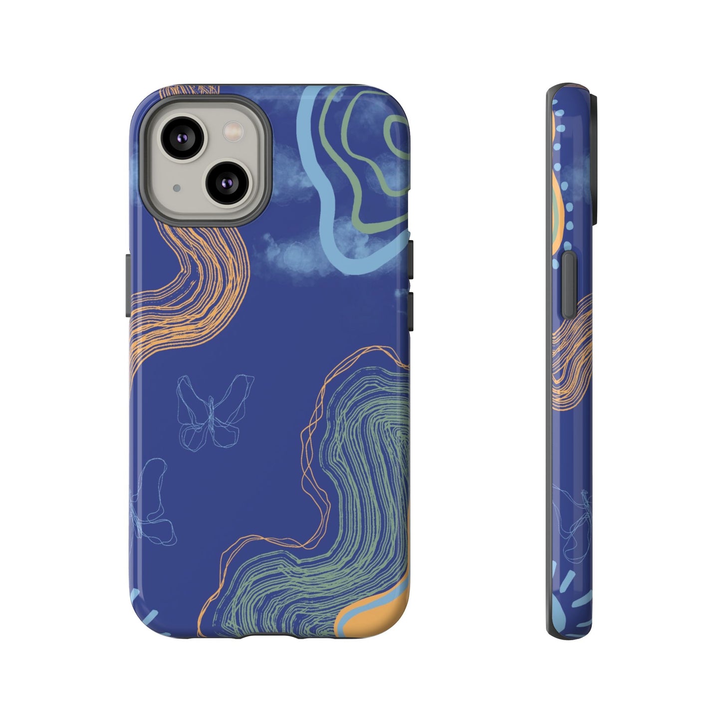 Artistic Phone Case, Abstract Phone Cover, Gift for Her, Modern Design, Boho Phone Case, Unique Phone Accessories
