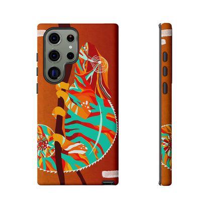 Chameleon Phone Case - Vibrant Artistic Design, Tough Cases for Animal Lovers, Unique Gift, Eco-Friendly Protection