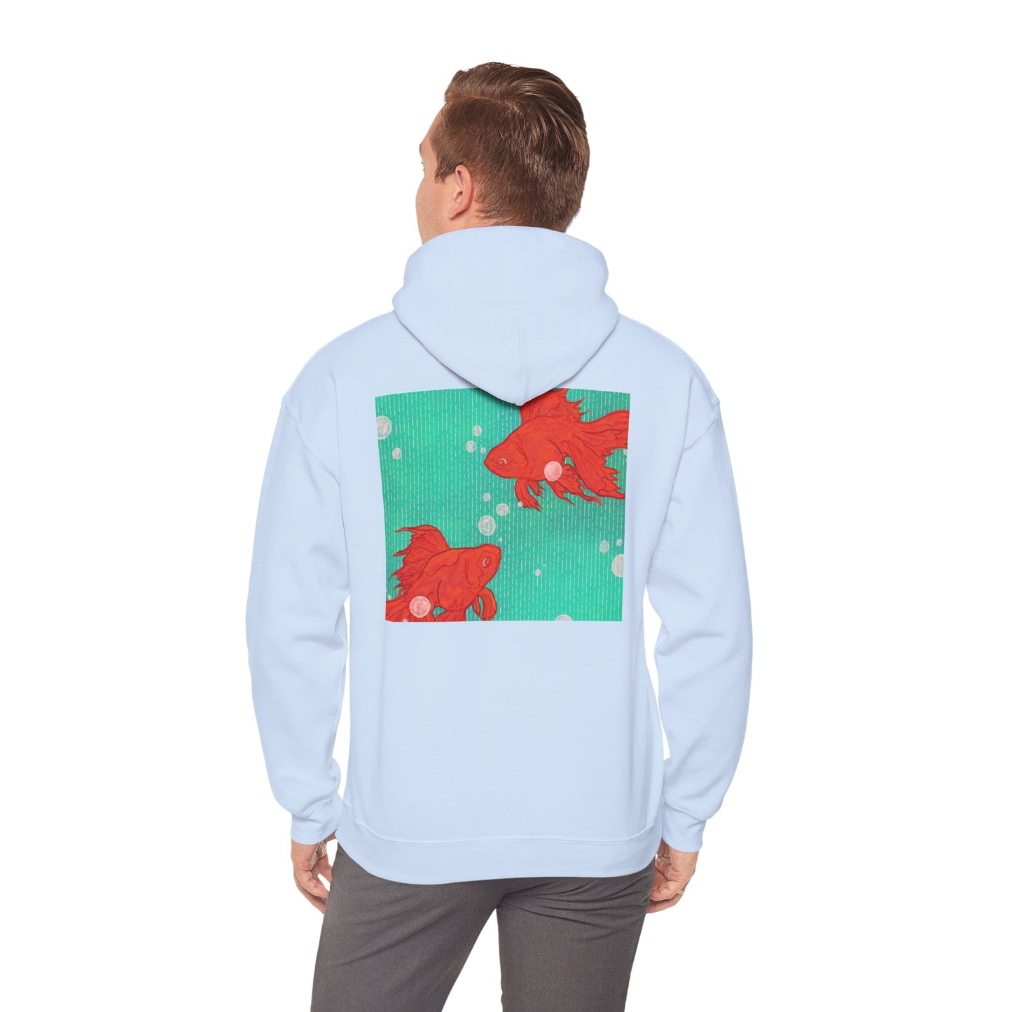 Colorful Goldfish Hoodie, Unisex Sweatshirt, Cozy Everyday Wear, Perfect for Gifts, Fun Fashion for Animal Lovers, Vibrant Pullover