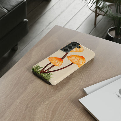 Mushroom Phone Case, Tough Cases for Nature Lovers, Unique Phone Covers, Gifts for Eco Enthusiasts, Fun Protective Cases
