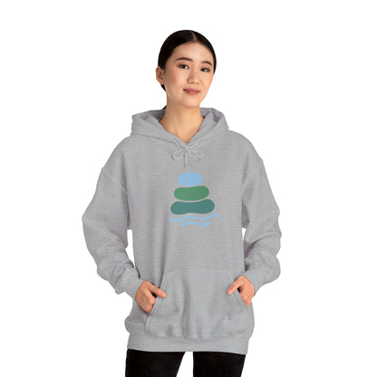 Zen-Inspired Unisex Hooded Sweatshirt, Relaxing Sweatshirt, Comfortable Hoodie, Gift for Meditation Lovers, Cozy Outerwear for All Occasions