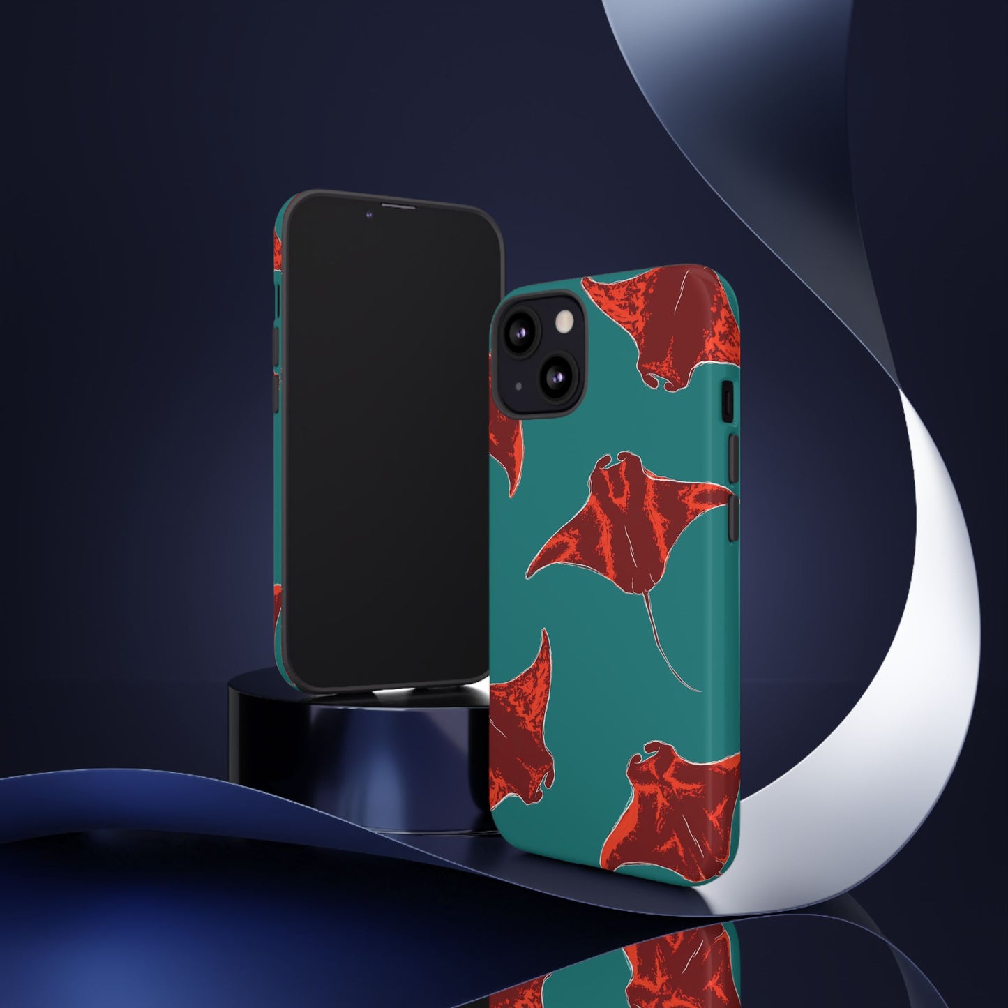 Manta Ray Phone Case, Tropical Phone Cover, Ocean Vibe Accessories, Summer Gift Idea, Marine Animal Merchandise