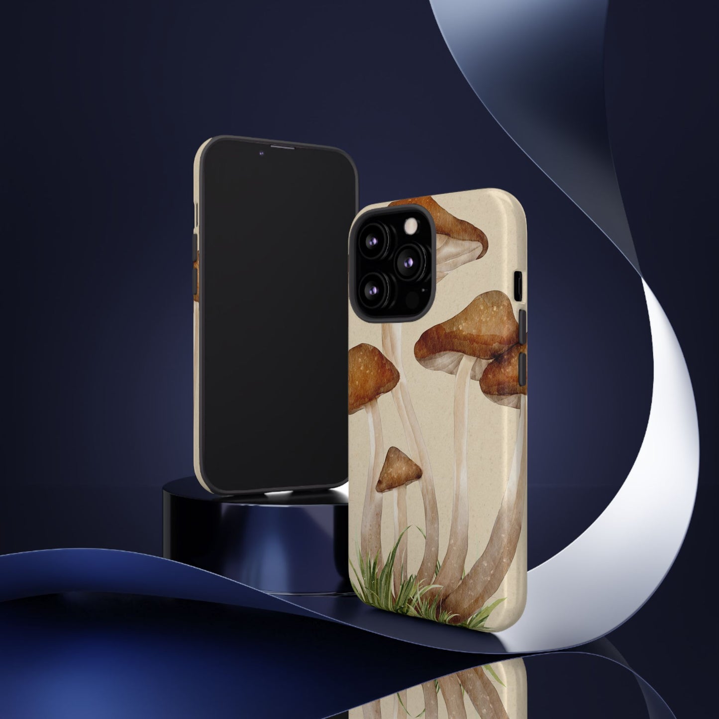 Mushroom Phone Case - Nature Lover, Eco-Friendly Gift, Cute Cell Phone Cover, Aesthetic Tech Accessory, Unique Fall Decor, Artsy Phone Cases, Cute, Gift for Her, Nature-inspired Designs, Durable Cases