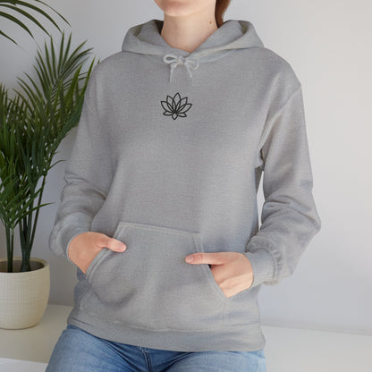Lotus Sunshine Unisex Hoodie, Cozy Sweatshirt for Relaxation, Nature Lovers Gift, Everyday Comfort, Inspirational Outfit, Gift for Him, Gift for Her, Abstract Crewneck