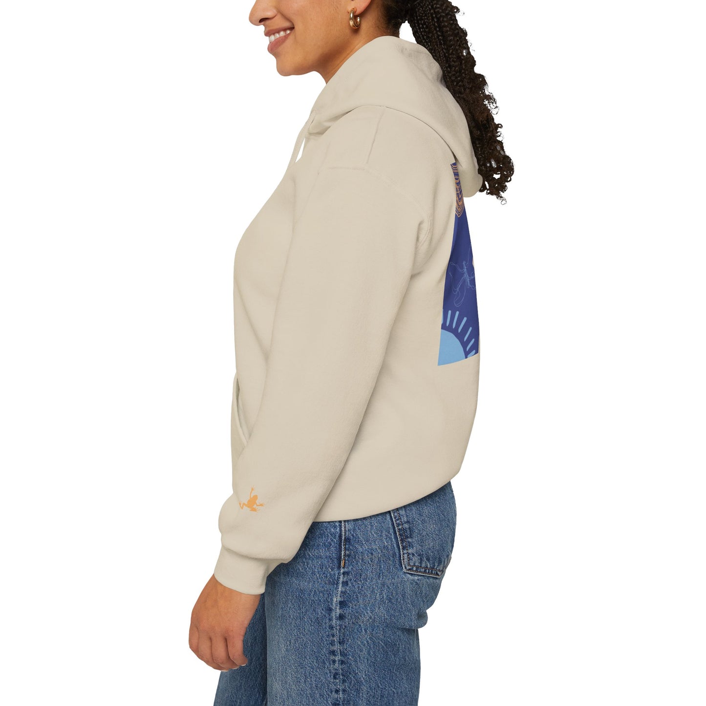 Unisex Heavy Blend™ Hooded Sweatshirt - Cozy Everyday Comfort, Perfect Gift for Nature Lovers and Art Enthusiasts