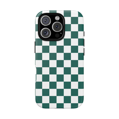 Stylish Checkered Phone Case, Protective Cover, Unique Gift, Trendy Accessory, Customizable Design, Ideal for All Ages