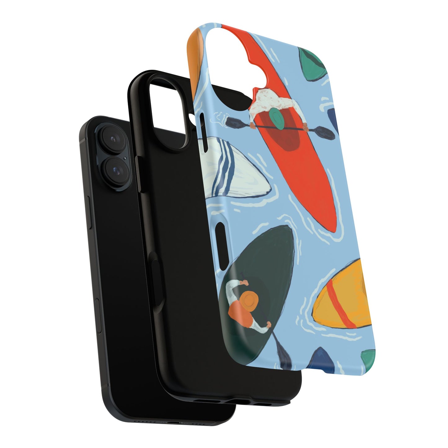 Kayak Phone Case - Tough Cases for Outdoor Enthusiasts, Birthday Gifts, Adventure Gear, Kayaking Accessories, Nature Lover Decor, Artsy Phone Cases