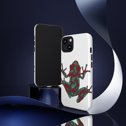 Frog Phone Case, Tough Cases, Eco-Friendly Phone Accessories, Unique Gifts for Nature Lovers, Cute Frog Design