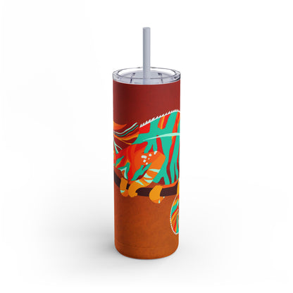 Colorful Animal Print Tumbler, 20oz, Eco-Friendly Travel Mug, Unique Gift for Wildlife Lovers, Party or Everyday Use, Stylish Drinkware