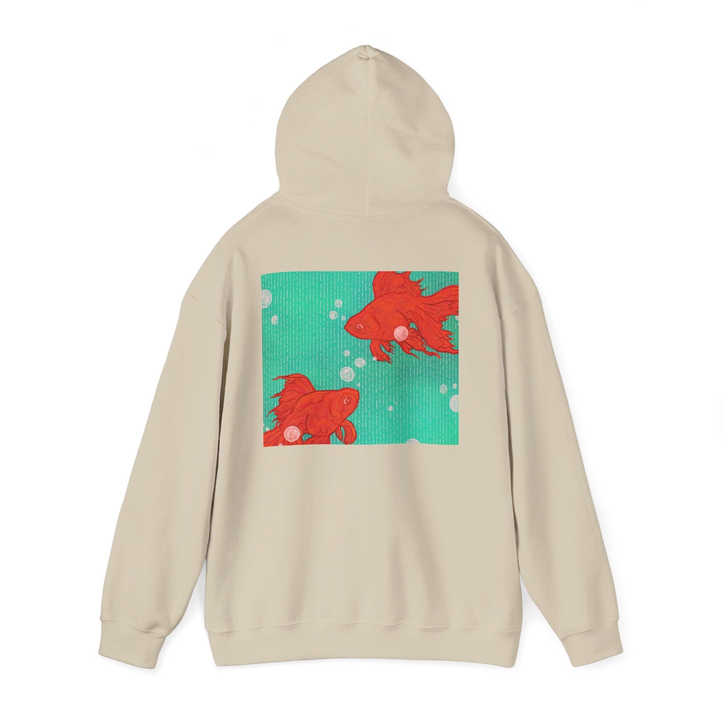 Colorful Goldfish Hoodie, Unisex Sweatshirt, Cozy Everyday Wear, Perfect for Gifts, Fun Fashion for Animal Lovers, Vibrant Pullover