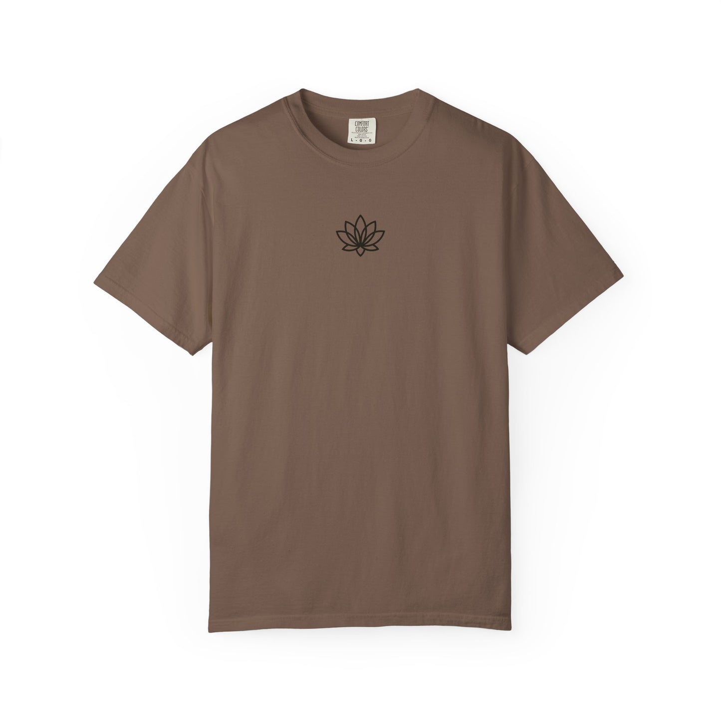 Lotus Bloom Unisex T-shirt, Soft Cotton Tee, Spiritual Gift, Meditation Wear, Casual Daily Outfit, Nature Lover Apparel