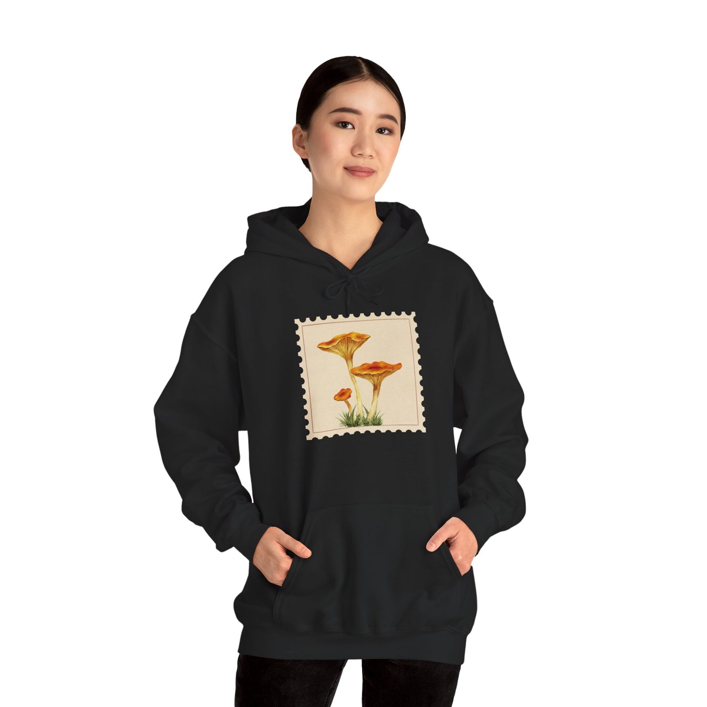 Botanical Print Hoodie, Cozy Sweatshirt, Nature Lover Gift, Comfortable Casual Wear, Fall Fashion, Unisex Hoodie, Comfy Mushroom Hoodie, Nature Vibes, Perfect for Fall