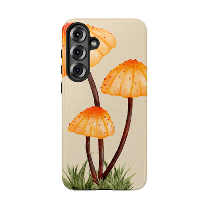Mushroom Phone Case, Tough Cases for Nature Lovers, Unique Phone Covers, Gifts for Eco Enthusiasts, Fun Protective Cases