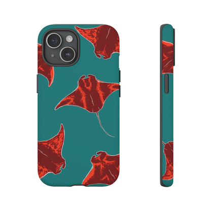 Manta Ray Phone Case, Tropical Phone Cover, Ocean Vibe Accessories, Summer Gift Idea, Marine Animal Merchandise