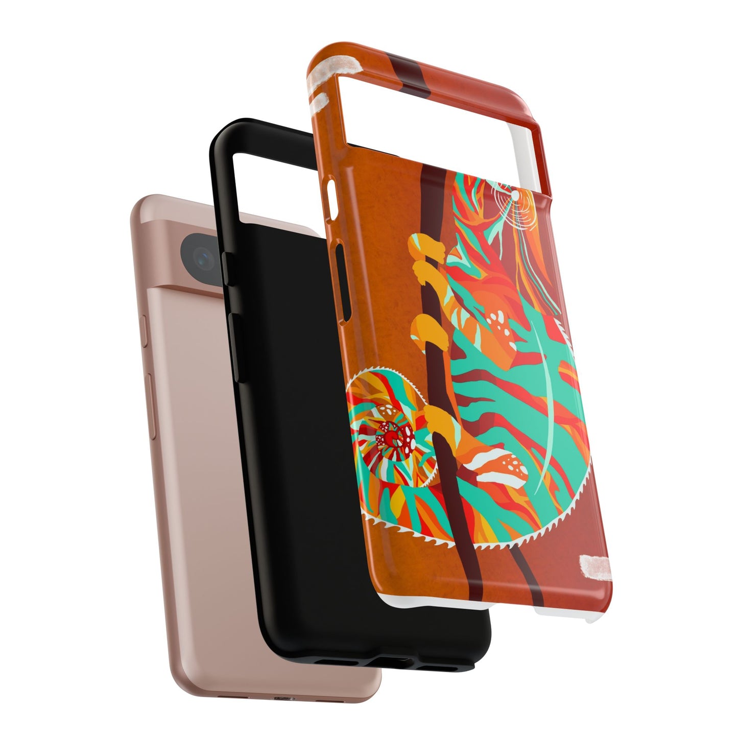 Chameleon Phone Case - Vibrant Artistic Design, Tough Cases for Animal Lovers, Unique Gift, Eco-Friendly Protection