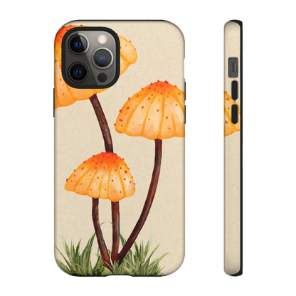 Mushroom Phone Case, Tough Cases for Nature Lovers, Unique Phone Covers, Gifts for Eco Enthusiasts, Fun Protective Cases