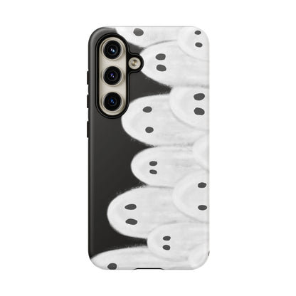 Painted Ghosts Phone Case | Ghostly Tough Phone Case for Spooky Style, Halloween Gift, Phone Cover, Ghost Theme, Unique Accessory, Spooky Season, Viral Painted Ghosts Inspired Design