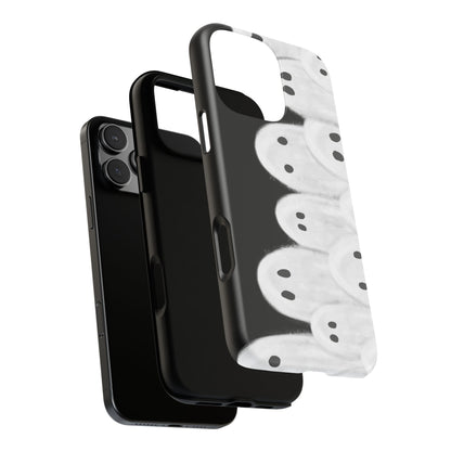 Painted Ghosts Phone Case | Ghostly Tough Phone Case for Spooky Style, Halloween Gift, Phone Cover, Ghost Theme, Unique Accessory, Spooky Season, Viral Painted Ghosts Inspired Design