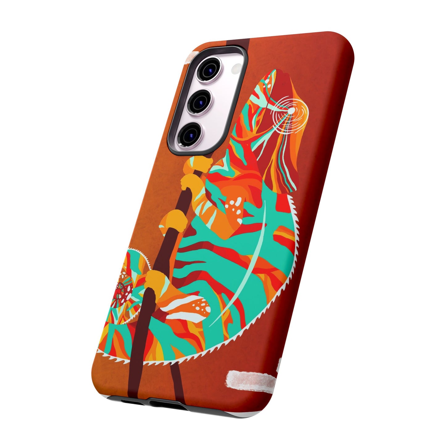 Chameleon Phone Case - Vibrant Artistic Design, Tough Cases for Animal Lovers, Unique Gift, Eco-Friendly Protection