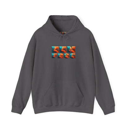 Zen Frog & Moon Unisex Hoodie, Cozy Sweatshirt for Relaxation, Gifts for Nature Lovers, Festival Wear, Everyday Comfort