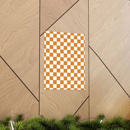 Matte Vertical Checkered Posters, Home Decor, Wall Art, Room Decor, Gift for Her, Modern Aesthetic, Art Print