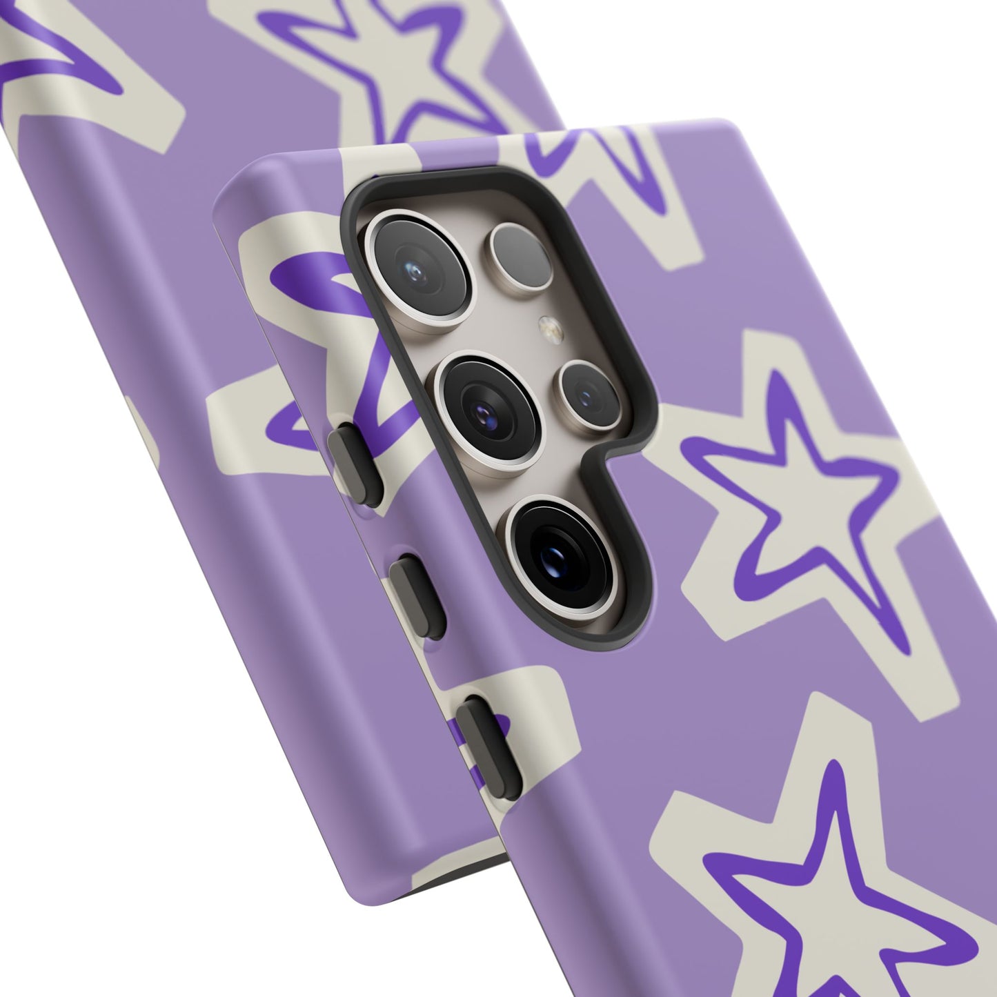 Starry Pattern Phone Case, Cute Star Design, Tough Phone Cover, Gifts for Her, Stylish Phone Accessory