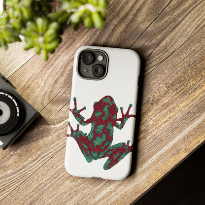 Frog Phone Case, Tough Cases, Eco-Friendly Phone Accessories, Unique Gifts for Nature Lovers, Cute Frog Design