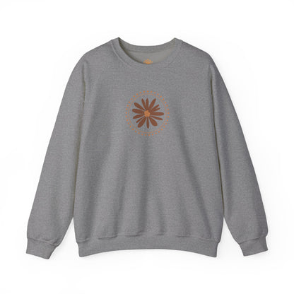 Floral Crewneck Sweatshirt, Cozy, Unisex, Gifts for Her, Casual Wear, Trendy Sweatshirt, Perfect for Fall