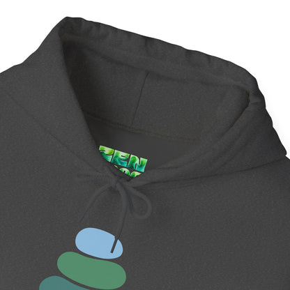 Zen-Inspired Unisex Hooded Sweatshirt, Relaxing Sweatshirt, Comfortable Hoodie, Gift for Meditation Lovers, Cozy Outerwear for All Occasions