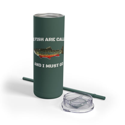 Fishing Lover's 20oz Tumbler - Perfect for Outdoors, Travel, Gifts, Father's Day, Camping, and More!