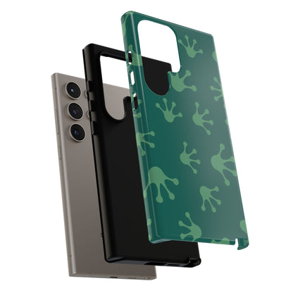 Frog Print Phone Case, Nature Lover Gift, Eco-Friendly Cover, Fun Green Design, Unique Frog Accessories